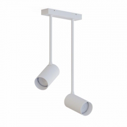 Nowodvorski oprawa natynkowa MONO LONG GU10 x 2 Stal lakierowana Tworzywo sztuczne ABS Biały 220-230 V MAX: 10W only LED