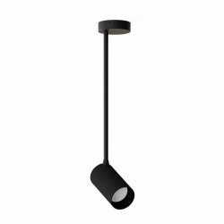 Nowodvorski oprawa natynkowa MONO LONG M GU10 x 1 Stal lakierowana Tworzywo sztuczne ABS Czarny 220-230 V MAX: 10W only LED
