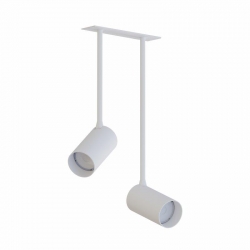 Nowodvorski oprawa wpuszczana MONO SURFACE LONG GU10 x 2 Stal lakierowana Aluminium lakierowane Biały 220-230 V MAX: 10W only LED