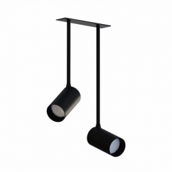 Nowodvorski oprawa wpuszczana MONO SURFACE LONG GU10 x 2 Stal lakierowana Aluminium lakierowane Czarny 220-230 V MAX: 10W only LED