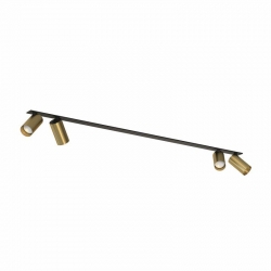 Nowodvorski oprawa wpuszczana MONO SURFACE GU10 x 4 Lity mosiądz Aluminium lakierowane Mosiądz 220-230 V MAX: 10W only LED