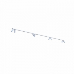 Nowodvorski oprawa natynkowa MONO 2x200 GU10 x 8 Stal lakierowana Tworzywo sztuczne ABS Biały ~220-230 V MAX: 10W only LED