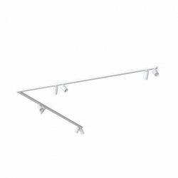 Nowodvorski oprawa natynkowa MONO CORNER 2x200 GU10 x 8 Stal lakierowana Tworzywo sztuczne ABS Biały 220-230 V MAX: 10W only LED