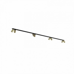 Nowodvorski oprawa natynkowa MONO 2x200 GU10 x 8 Lity mosiądz Stal lakierowana Mosiądz ~220-230 V MAX: 10W only LED