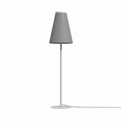 Nowodvorski oprawa stołowa TRIFLE G9 x 1 Tkanina Aluminium lakierowane Szary 220-230 V MAX: 10W only LED