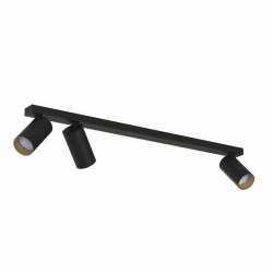 Nowodvorski oprawa natynkowa MONO GU10 x 3 Stal lakierowana Tworzywo sztuczne ABS Czarny 220-230 V MAX: 10W only LED