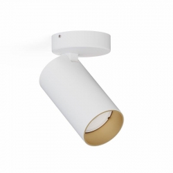 Nowodvorski oprawa natynkowa MONO GU10 x 1 Stal lakierowana Tworzywo sztuczne ABS Biały 220-230 V MAX: 10W only LED
