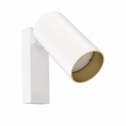 Nowodvorski kinkiet regulowany z włącznikiem MONO GU10 x 1 Stal lakierowana Tworzywo sztuczne ABS Biały 220-230 V MAX: 10W only LED