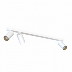 Nowodvorski oprawa natynkowa MONO GU10 x 3 Stal lakierowana Tworzywo sztuczne ABS Biały 220-230 V MAX: 10W only LED