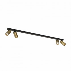 Nowodvorski oprawa natynkowa MONO GU10 x 4 Lity mosiądz Stal lakierowana Mosiądz 220-230 V MAX: 10W only LED