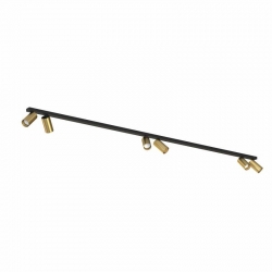 Nowodvorski oprawa natynkowa MONO GU10 x 6 Lity mosiądz Stal lakierowana Mosiądz ~220-230 V MAX: 10W only LED