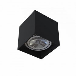 Nowodvorski oprawa natynkowa COBBLE GU10 ES111 x 1 Aluminium lakierowane Czarny 220-230 V MAX: 75W