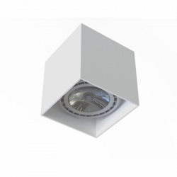 Nowodvorski oprawa natynkowa COBBLE GU10 ES111 x 1 Aluminium lakierowane Biały 220-230 V MAX: 75W
