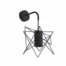 Nowodvorski kinkiet GSTAR BLACK GU10 x 1 Stal lakierowana Czarny 220-230 V MAX: 1 x 10W only LED