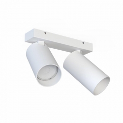 Nowodvorski oprawa natynkowa MONO GU10 x 2 Stal lakierowana Tworzywo sztuczne ABS Biały 220-230 V MAX: 10W only LED