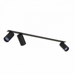 Nowodvorski oprawa wpuszczana MONO SURFACE GU10 x 3 Stal lakierowana Aluminium lakierowane Czarny 220-230 V MAX: 10W only LED