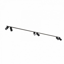 Nowodvorski oprawa wpuszczana MONO SURFACE GU10 x 6 Stal lakierowana Aluminium lakierowane Czarny 220-230 V MAX: 10W only LED