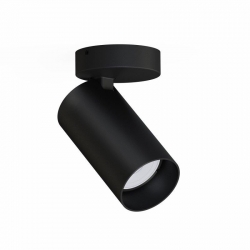 Nowodvorski oprawa natynkowa MONO GU10 x 1 Stal lakierowana Tworzywo sztuczne ABS Czarny 220-230 V MAX: 10W only LED