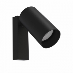 Nowodvorski kinkiet regulowany z włącznikiem MONO GU10 x 1 Stal lakierowana Tworzywo sztuczne ABS Czarny 220-230 V MAX: 10W only LED