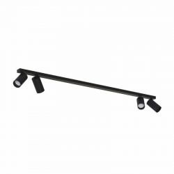 Nowodvorski oprawa natynkowa MONO GU10 x 4 Stal lakierowana Tworzywo sztuczne ABS Czarny 220-230 V MAX: 10W only LED
