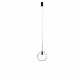 Nowodvorski lampa wisząca SPHERE S G9 x 1 Szkło Stal lakierowana Transparentny 220-230 V MAX: 10W LED