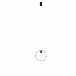 Nowodvorski lampa wisząca SPHERE M E27 x 1 Szkło Stal lakierowana Transparentny 220-230 V MAX: 40W