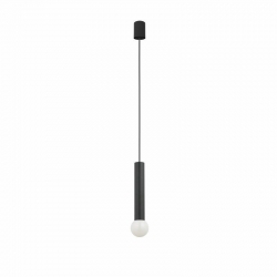 Nowodvorski lampa wisząca BATON E27 x 1 Stal lakierowana Czarny 220-230 V MAX: 10W only LED