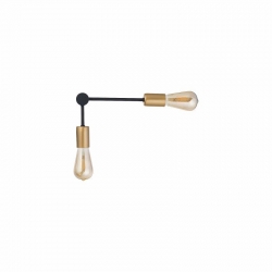 Nowodvorski kinkiet ROTOR E27 x 2 Stal lakierowana Czarny 220-230 V MAX: 2x60W