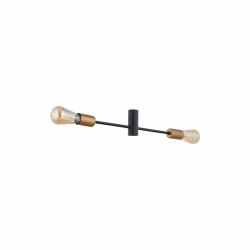 Nowodvorski plafon ROTOR E27 x 2 Stal lakierowana Czarny 220-230 V MAX: 2x60W