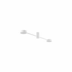 Nowodvorski plafon ORBIT GX53 x 2 Stal lakierowana Biały 220-230 V MAX: 2x8W