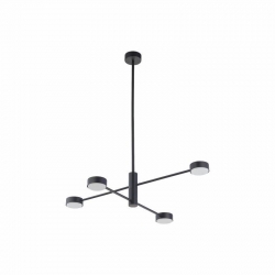 Nowodvorski plafon ORBIT GX53 x 4 Stal lakierowana Czarny 220-230 V MAX: 4x8W