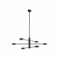 Nowodvorski lampa wisząca ORBIT GX53 x 6 Stal lakierowana Czarny 220-230 V MAX: 6x8W