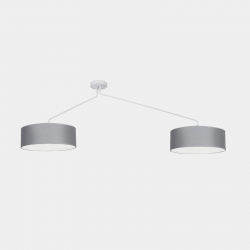 Nowodvorski oprawa przysufitowa FALCON E27 x 6 Tkanina Tworzywo sztuczne Szary 220-230 V MAX: 25W only LED