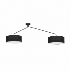 Nowodvorski oprawa przysufitowa FALCON E27 x 6 Tkanina Tworzywo sztuczne Czarny 220-230 V MAX: 25W only LED