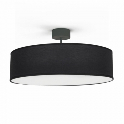 Nowodvorski oprawa przysufitowa VIOLET E27 x 3 Tkanina Tworzywo sztuczne Czarny 220-230 V MAX: 25W only LED