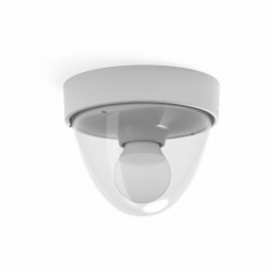 Nowodvorski plafon zewnętrzny NOOK E27 x 1 Tworzywo sztuczne ABS Tworzywo sztuczne PC Biały 220-230 V MAX: 1x10W only LED