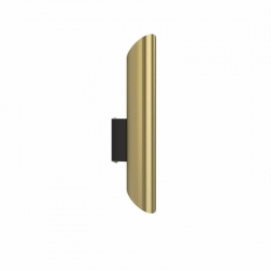 Nowodvorski kinkiet EYE WALL CUT GU10 x 2 Lity mosiądz Stal lakierowana Mosiądz 220-230 V MAX: 10W only LED