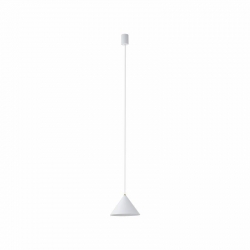 Nowodvorski lampa wisząca ZENITH S GU10 x 1 Stal lakierowana Lity mosiądz Biały ~220-230 V MAX: 35W