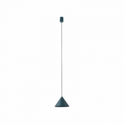 Nowodvorski lampa wisząca ZENITH S GU10 x 1 Stal lakierowana Lity mosiądz Zielony ~220-230 V MAX: 35W