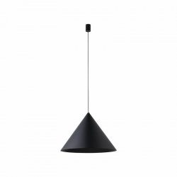 Nowodvorski lampa wisząca ZENITH L GU10 x 1 Stal lakierowana Lity mosiądz Czarny ~220-230 V MAX: 35W