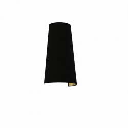 Nowodvorski kinkiet z włącznikiem FARO E27 x 1 Tkanina Czarno-Złoty 220-230 V MAX: 40W