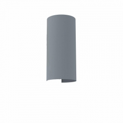 Nowodvorski kinkiet z włącznikiem VELERO E27 x 1 Tkanina Szary 220-230 V MAX: 40W