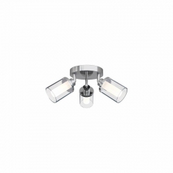 Nowodvorski oprawa przysufitowa VISTA G9 x 3 Stal chromowana Szkło Chrom ~220-230 V MAX: 3x25W only LED