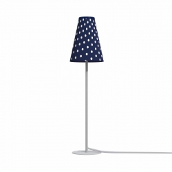 Nowodvorski oprawa stołowa TRIFLE G9 x 1 Tkanina Aluminium lakierowane Granatowo-biały 220-230 V MAX: 10W only LED