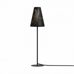 Nowodvorski oprawa stołowa TRIFLE G9 x 1 Tkanina Aluminium lakierowane Czarno-Złoty 220-230 V MAX: 10W only LED