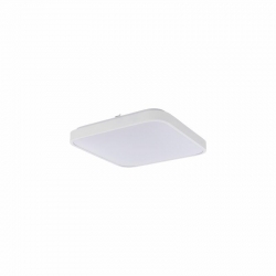 Nowodvorski plafon AGNES SQUARE LED LED x 1 Stal lakierowana Tworzywo sztuczne PMMA Biały ~220-230 V MAX: 16W