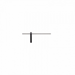 Nowodvorski kinkiet z włącznikiem IMPULSE LED S LED x 1 Aluminium lakierowane Tworzywo sztuczne PC Czarny ~220-230 V MAX: 6W
