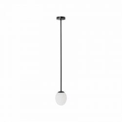 Nowodvorski lampa wisząca ICE EGG A G9 x 1 Stal lakierowana Szkło Czarny ~220-230 V MAX: 25W
