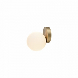 Nowodvorski kinkiet ICE BALL G9 x 1 Stal mosiądzowana Szkło Antyczny mosiądz ~220-230 V MAX: 1x25W