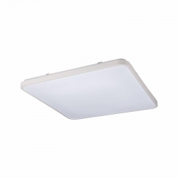 Nowodvorski plafon AGNES SQUARE LED 64W LED x 1 Stal lakierowana Tworzywo sztuczne PMMA Biały ~220-230 V MAX: 64W